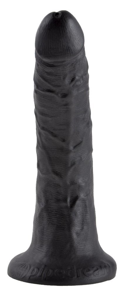 Фаллоимитатор King Cock реалистик, черный, 18 см