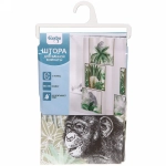 Штора для ванной EVA 180*180"Селфи» Джунгли