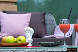 Комплект плетеной мебели MOKKA RIMINI (стол кофейный, 2 кресла, диван 3 х-местный)