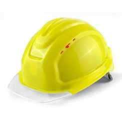 Каска Росомз СОМЗ-80 Абсолют RAPID, защитная, сигнально-желтая, с вентиляцией