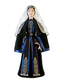 Кукла коллекционная Грузинка в национальном костюме