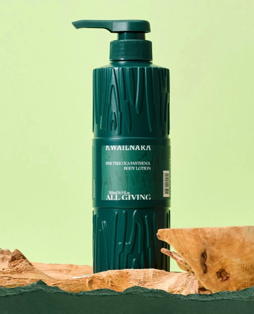 Welcos Kwailnara All Giving Pine Tree Cica Panthenol Body Lotion лосьон для тела с экстрактом сосновой хвои