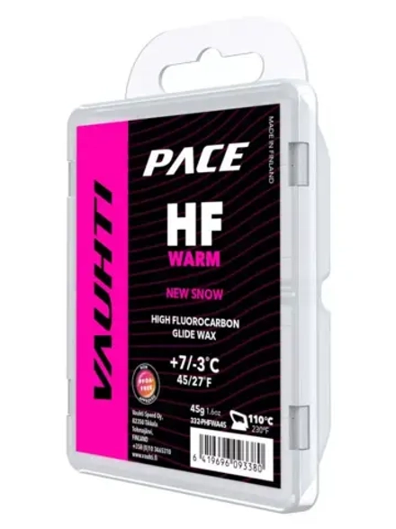 Высокофторовый парафин (мазь для лыж) PACE HF WARM, 45 г