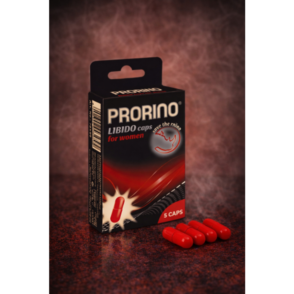 Биологически активная добавка к пище Ero black line PRORINO Libido Caps 5 шт.