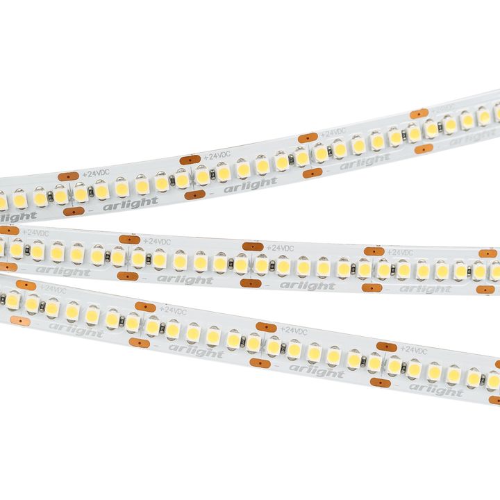 Светодиодная лента Arlight 19,2W/m 240LED/m 3528SMD теплый белый 5M 028622(2)