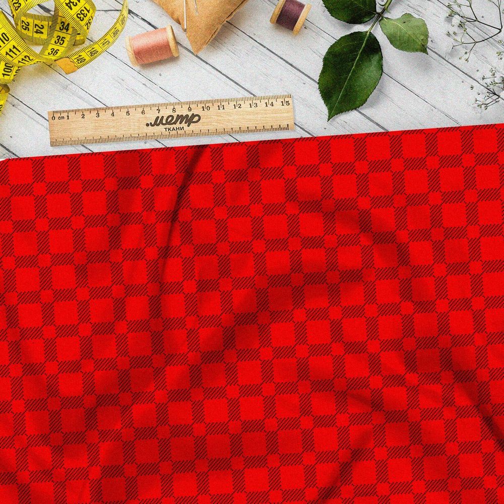 Ткань габардин геометрия квадраты