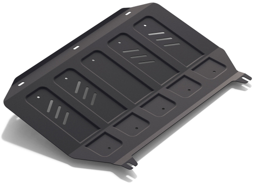 Защита картера и КПП АвтоБроня для Brilliance H230 (V - 1.5) РКПП 2015-2019, штампованная, сталь 1.8 мм, с крепежом, 111.09003.1