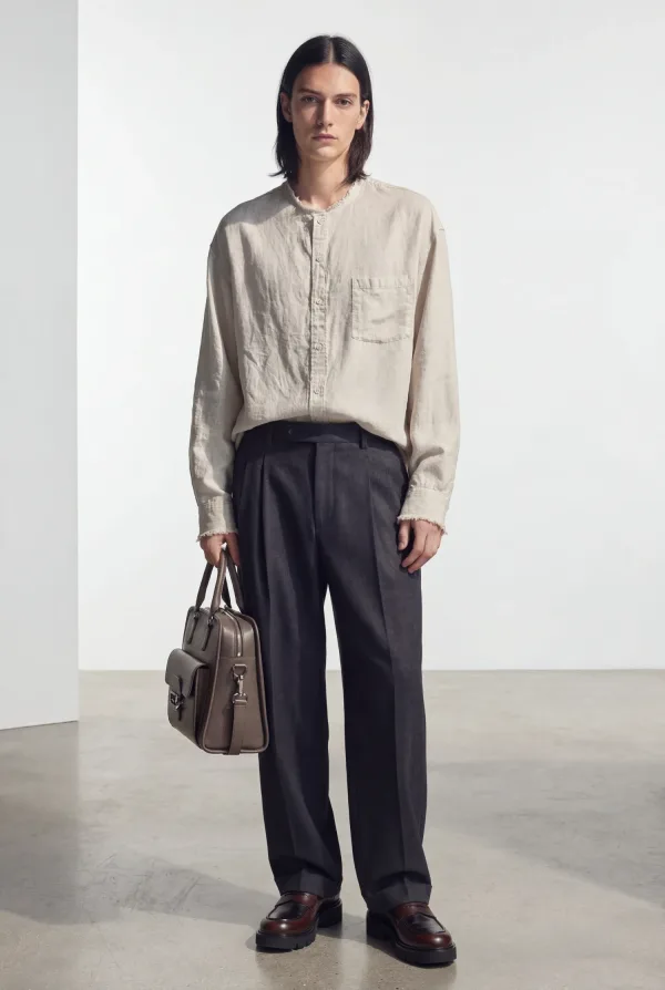 Мужская льняная рубашка «FERMO»