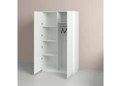 Шкаф Tammi 2-х створчатый высокий (белый)