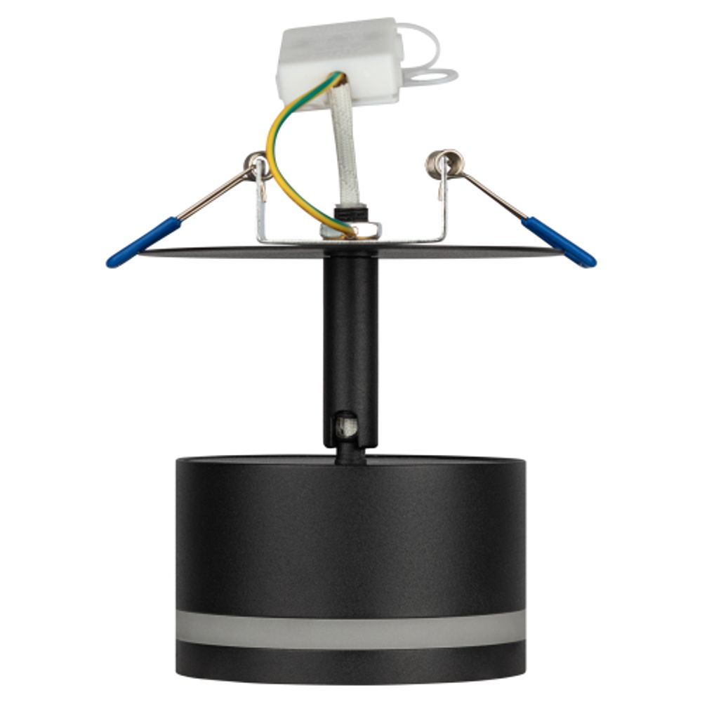 Встраиваемый светильник под лампу GX53 ЭРА DK114 BK черный