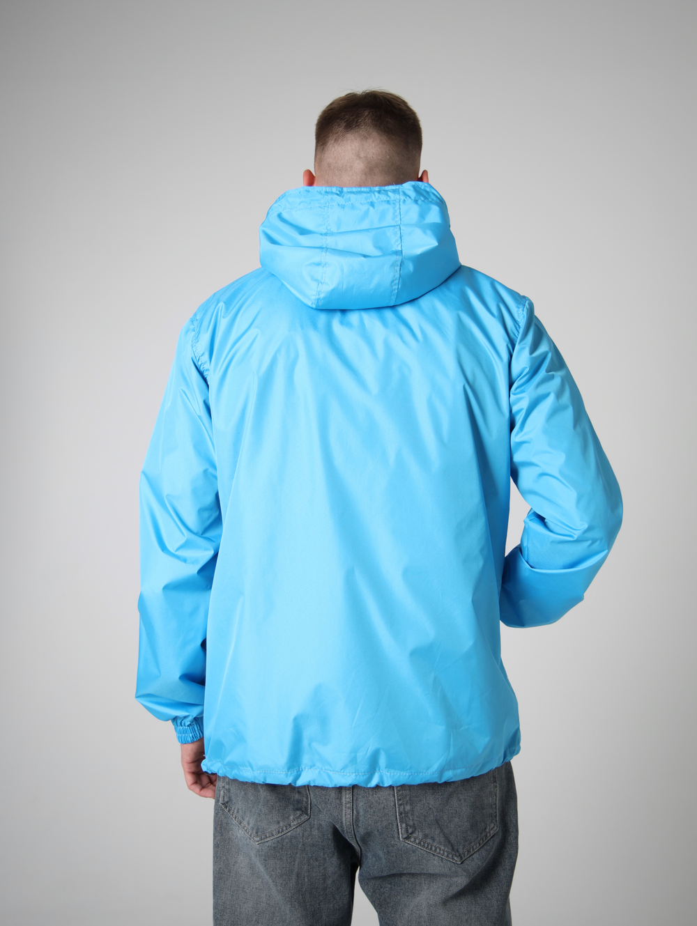 Анорак облегченный дюспо город горький голубой василек