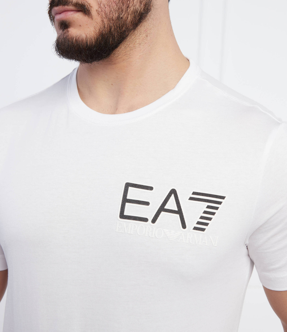футболка EA7 - белый(3LPT28 PJ02Z)
