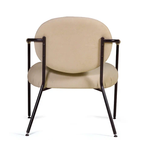 Лаунж кресло EGO, велюр бежевый