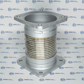 Гофра от глушителя к подогреву кузова фланец-фланец SHACMAN X3000 L200