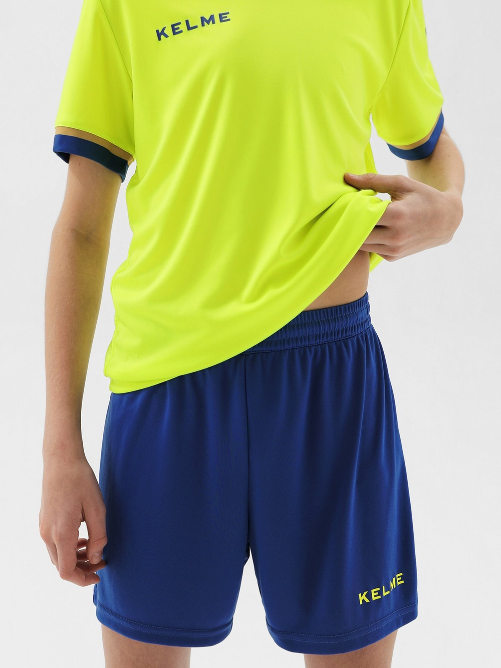 Детская футбольная форма KELME желто-синяя