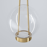 Подвесной светодиодный светильник Eurosvet Frasco 50267/1 LED латунь