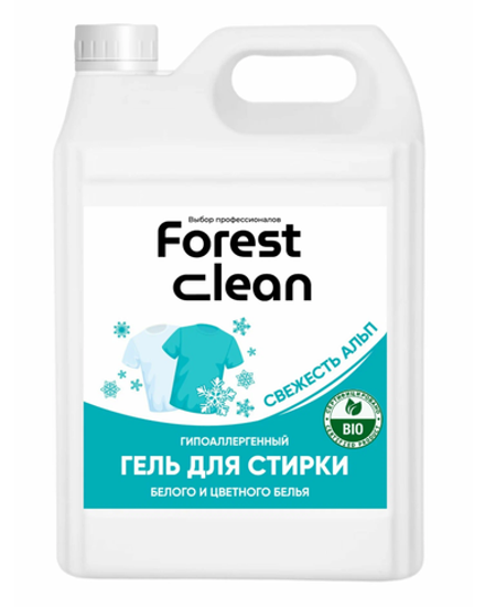 Forest clean гель концентрат для стирки белья в ассортименте 5 л