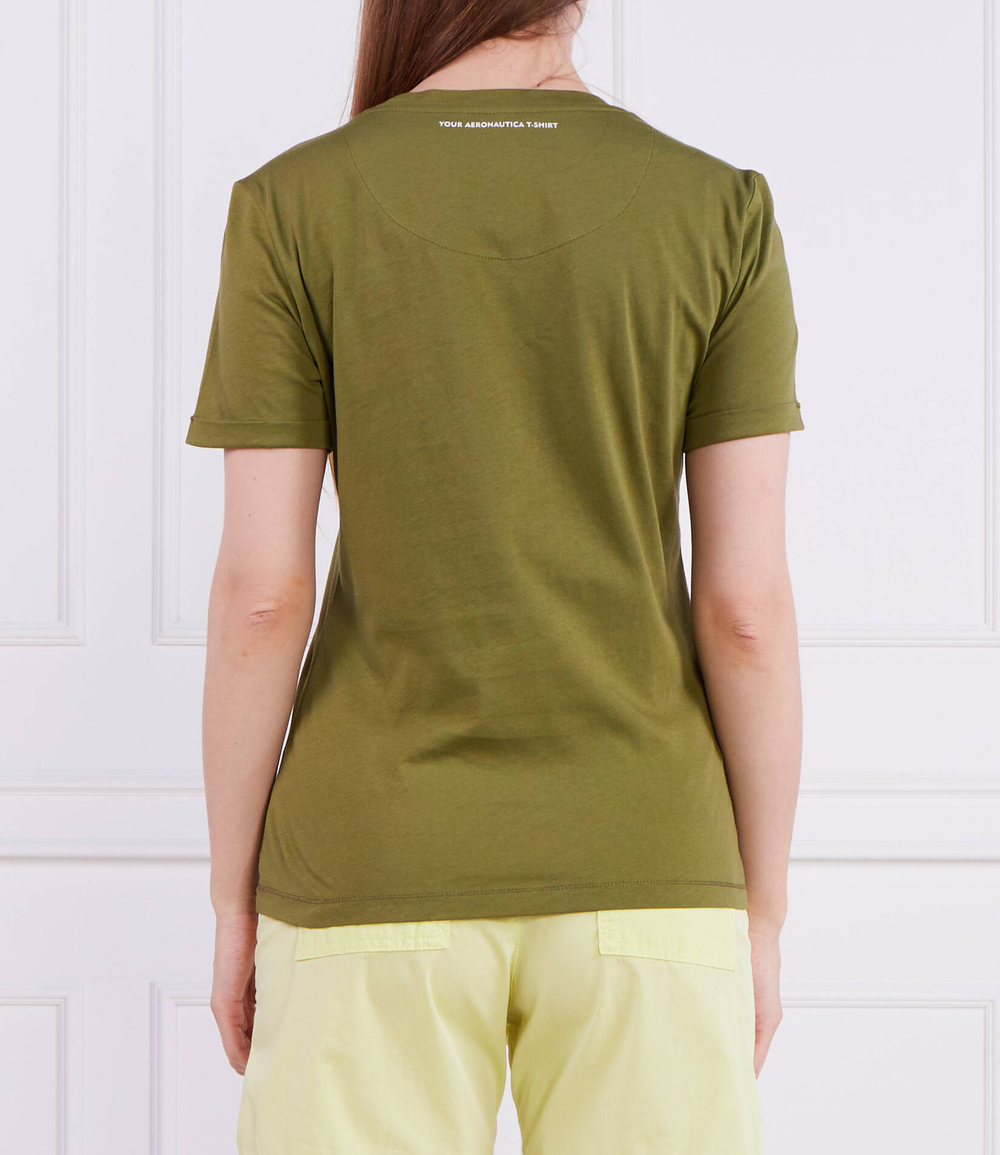 Футболка Aeronautica Militare - хаки(TS2105DJ510)