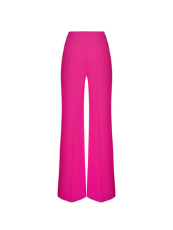 Брюки расклешенные из крепа