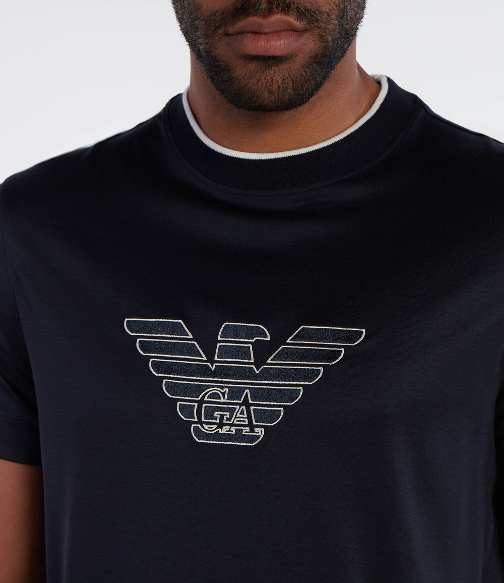 Футболка Emporio Armani - темно-синий(3D1TD4 1JUVZ)