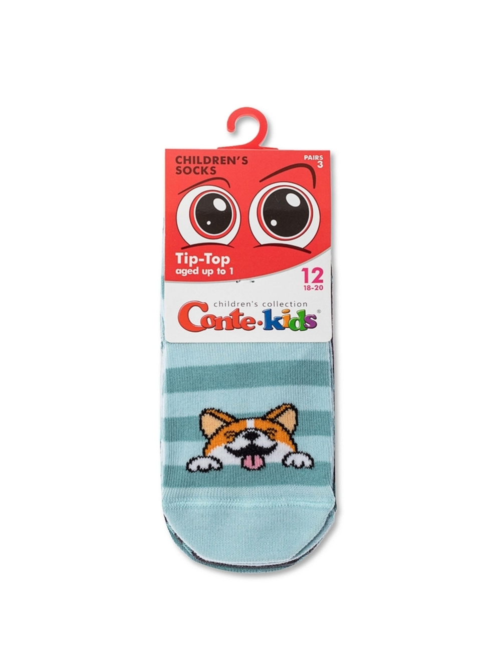 CONTE-KIDS TIP-TOP (3 пары) Хлопковые носки