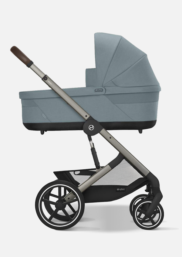 Cybex Детская коляска Balios S Lux BLK 2 в 1 цвет Stormy Blue
