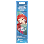 Oral-B, Kids, сменные насадки-щетки, очень мягкие, для детей от 3 лет, Disney Princess, 2 насадки-щетки