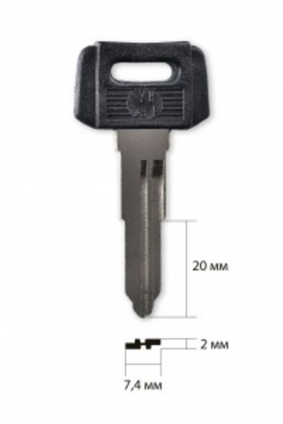 Заготовка автомобильного ключа 13684 YAMA-23DP | YA23P32 | YH29P