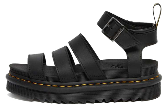 Dr.Martens Wmns Blaire Hydro Leather Strap Sandal "Black" Women"s