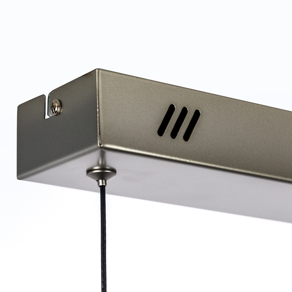 615099 Люстра TORINO 42W LED 1890LM ВОРОНЁНАЯ СТАЛЬ 3000K