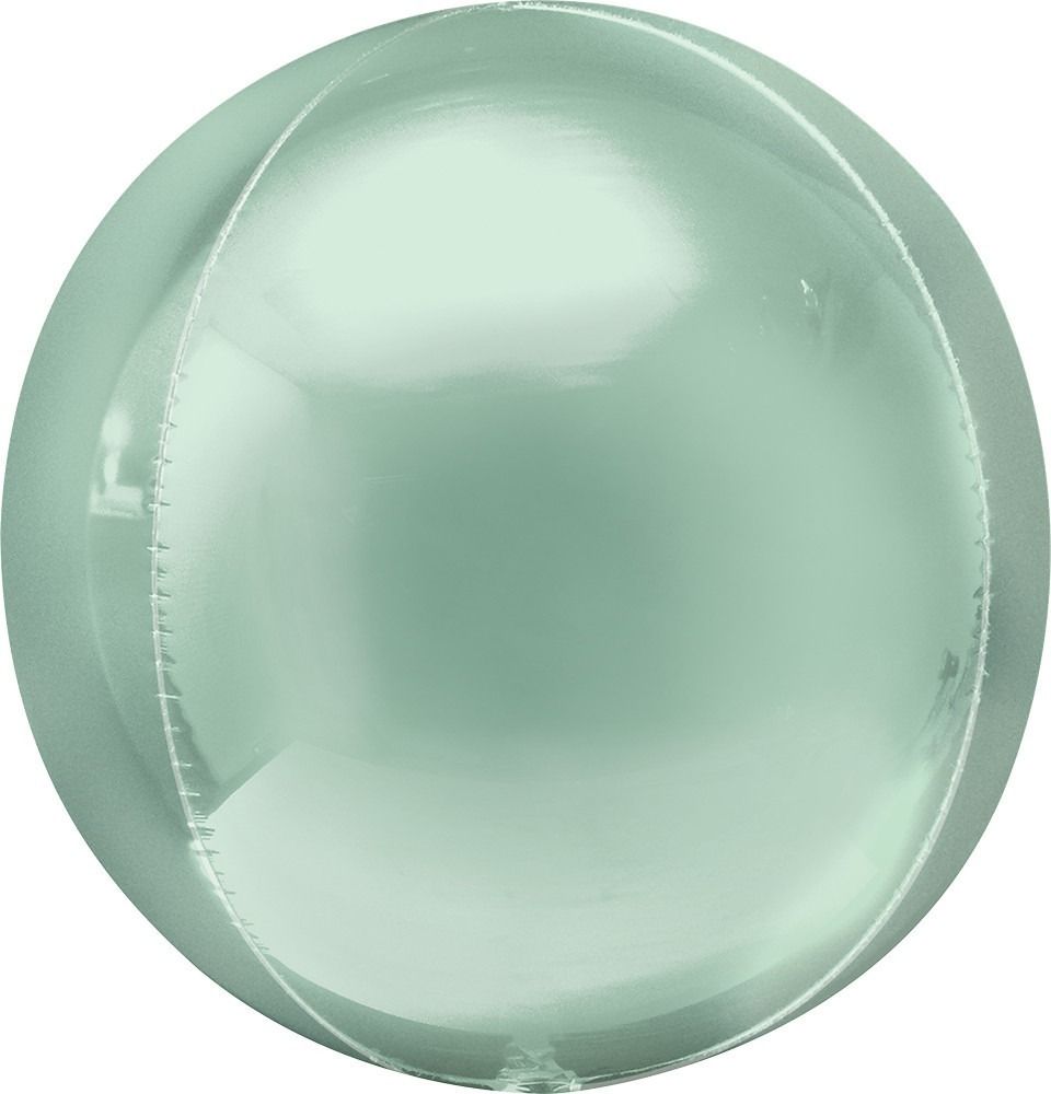 А Сфера 3D, 16&quot;/41 см, Пастель, Зеленая мята (Mint Green), 1 шт.