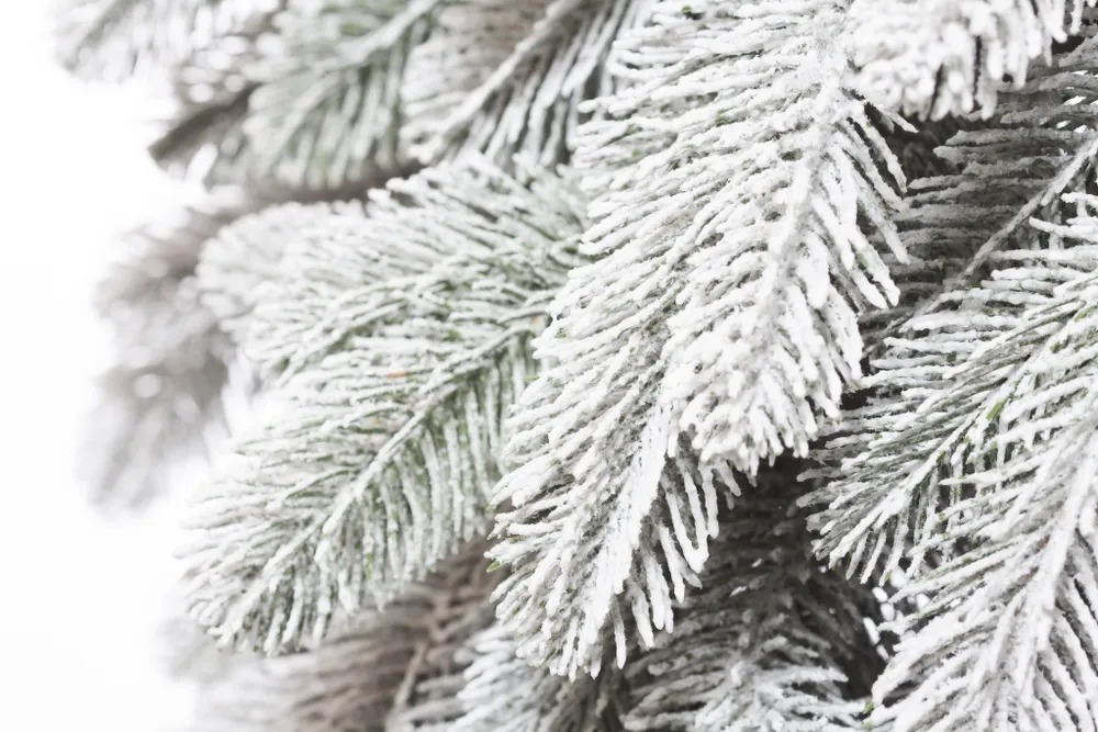 Ель Искусственная Царь елка Афродита флок 210 см