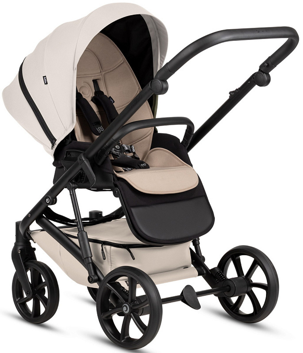 Детская коляска Tutis Viva 6 Plus Essential 3 в 1 с автокреслом Elo Lux EduSky Black 1612058 Crystal