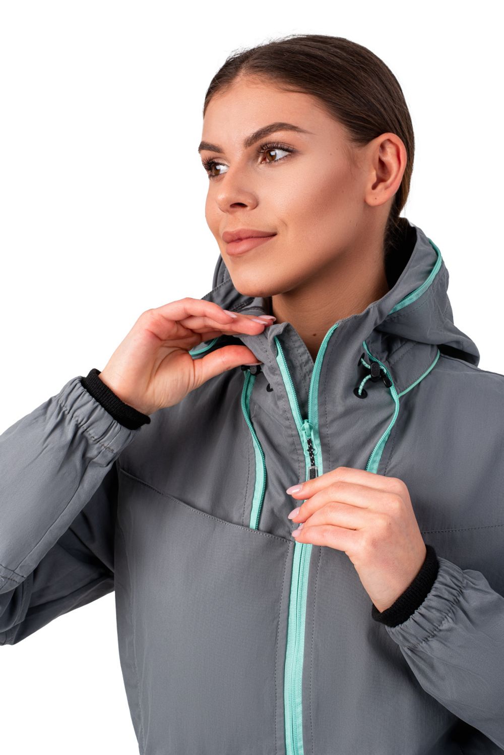 Костюм женский «Элит Барьер NEW» (смесовая, светло-серый, мята) Орион