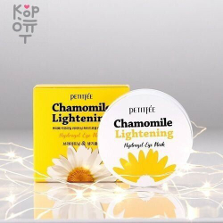 PETITFEE Восстанавливающие патчи для глаз Chamomile Lightening Hydrogel Eye Mask, 60 шт