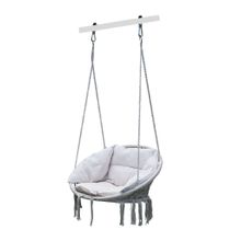 Качели плетеные с подушкой для дома и дачи Romana