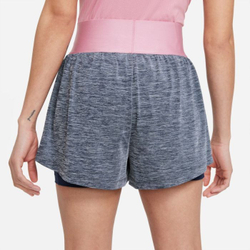 Женские Шорты теннисные Nike Court Dri-Fit Advantage Short W - obsidian/obsidian/elemental pink/white