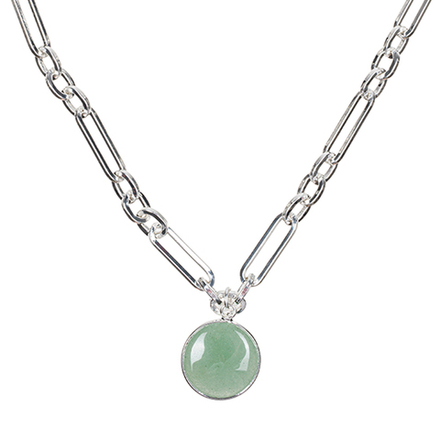Колье Fiore Luna GREEN AVENTURINE LN5150 G/S