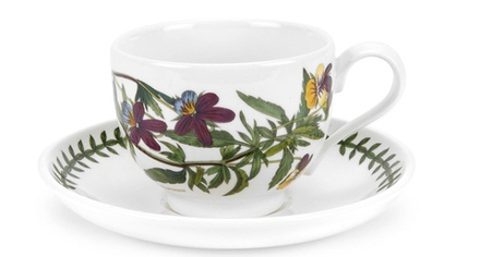 Portmeirion Чайная чашка Botanic Garden 200 мл с блюдцем Heartsease