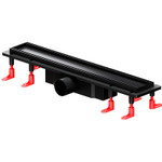Душевой лоток AM.PM PrimeFlow 50 W02SC-U11-050-04BM с Черной матовой решеткой / под плитку Tile