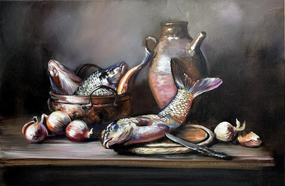 Натюрморт с рыбой
