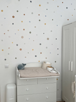 Стикеры НЕРОВНЫЙ ГОРОШЕК разноцветный