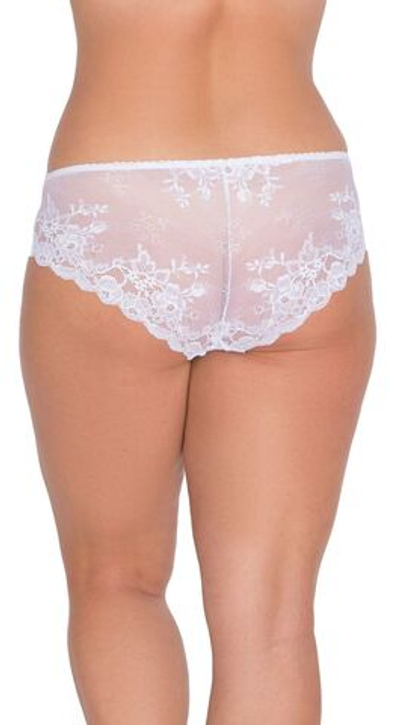 Женские трусики-слипы с треугольным вырезом (Размер: 6X) (Цвет: белый)