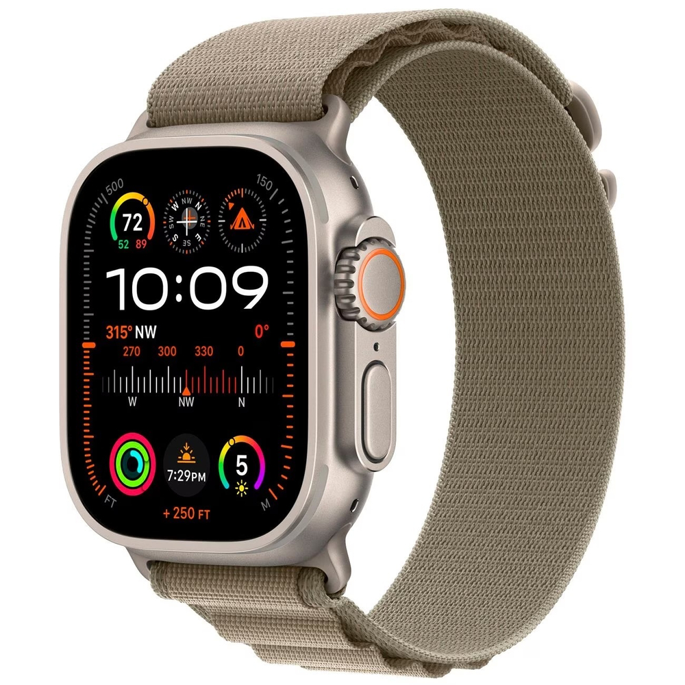 Смарт-часы Apple Watch Ultra 2 49mm Titanium Alpine Loop, Olive