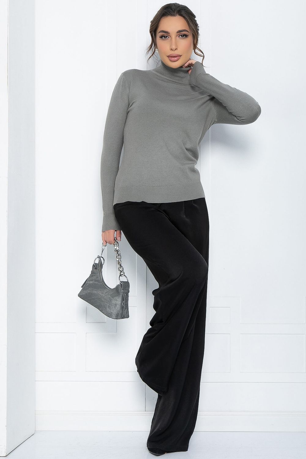 Водолазка Зимняя история (хаки) Б14529-20М LT Collection