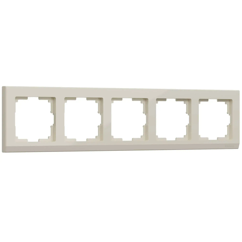 Рамка на 5 постов Stark (слоновая кость) W0051803