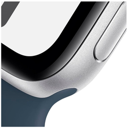 Apple Watch SE 2  (2023) GPS 40мм корпус из алюминия Silver + ремешок Blue