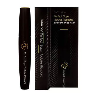 Farm Stay Perfect Super Volume Mascara, 12g Тушь для ресниц объемная и подкручивающая