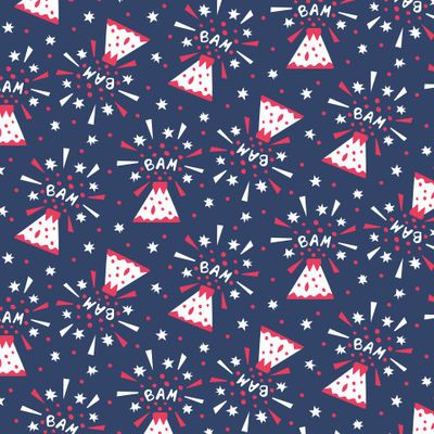 Buy baby fabric volcano explosion dark blue