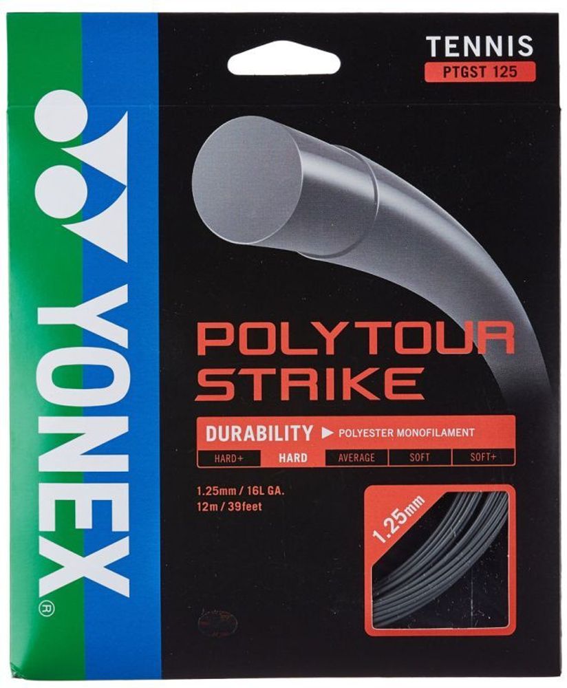 Теннисные струны Yonex Poly Tour Strike (12 m) - gray